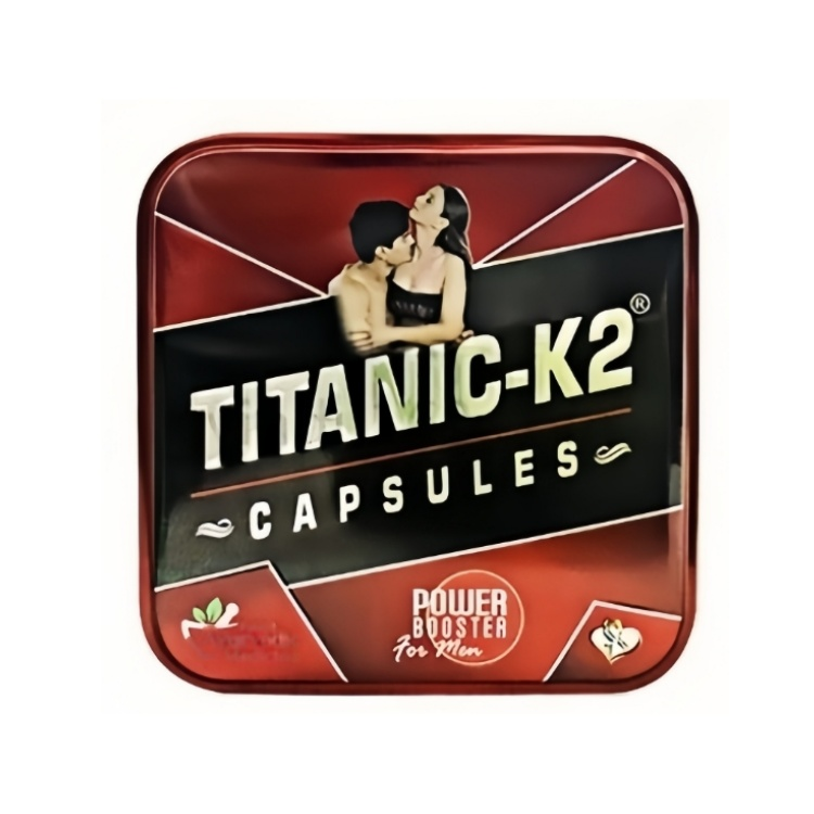 泰坦K2膠囊Titanic K2 改善勃起早洩 增強性欲 天然草本配方(6粒/盒)